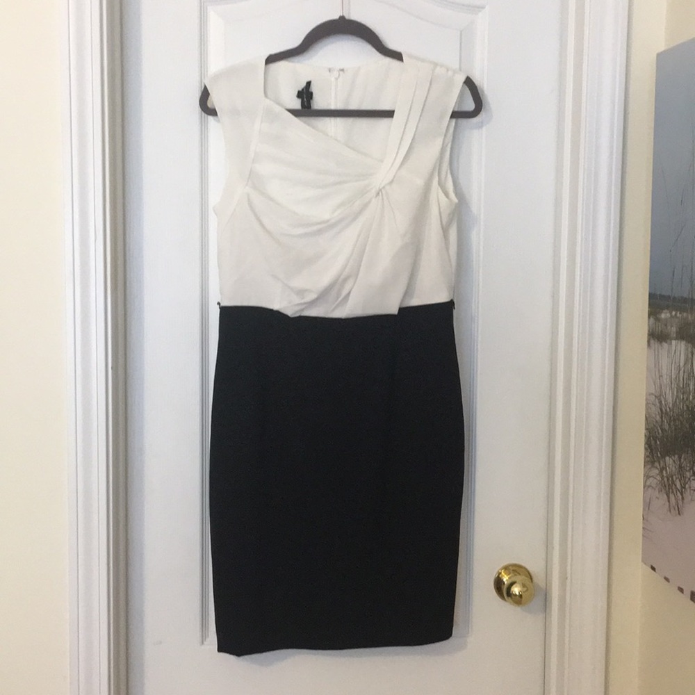 Black and white Dress, work dress, Spense size 8